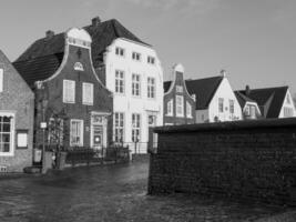 the village of Greetsiel at the north sea photo