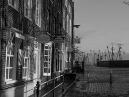 greetsiel at the north sea in germany photo