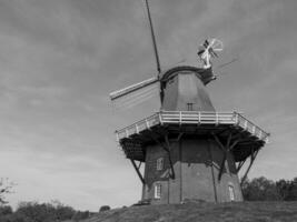 greetsiel at the north sea in germany photo