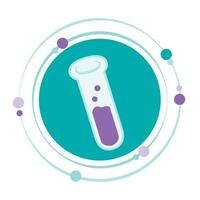 Chemistry science vector illustration graphic icon