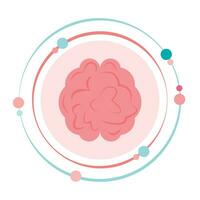 Brain vector illustration graphic icon symbol