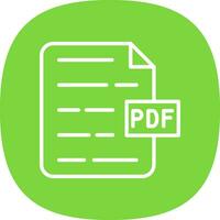 pdf documento vector icono diseño