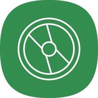 Compact Disk Vector Icon Design
