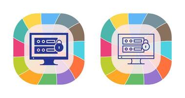 Unique Data Security Vector Icon