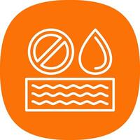 No Water Vector Icon Design