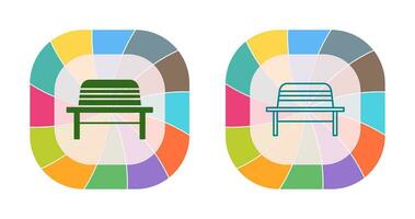 Garden Bench Vector Icon