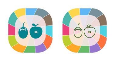 Fruits and VVegetables Vector Icon