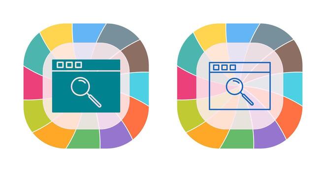 Unique Browser Vector Icon