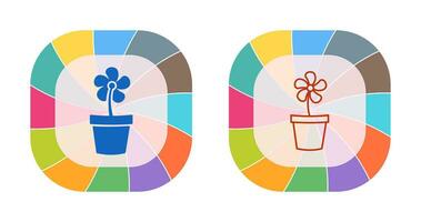 Flower Pot Vector Icon