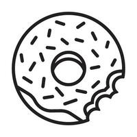 donut icon vector