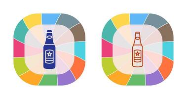 Beer Bottle Vector Icon