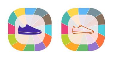 icono de vector de zapatos casuales