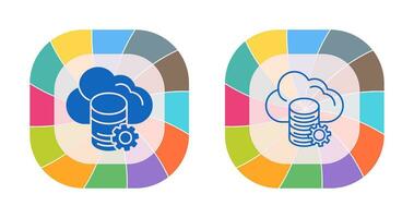 Cloud Data Vector Icon