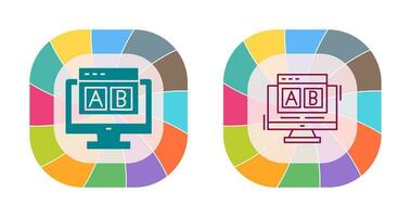 AB Testing Vector Icon