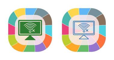 Disconnected Network Vector Icon