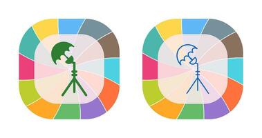 Unique Light Stand Vector Icon