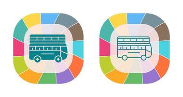 Double Bus Vector Icon