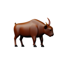 buffel 3d renderen icoon illustratie png