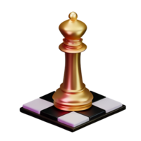 chess pieces 3d rendering icon illustration png