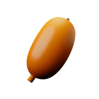 peanut 3d rendering icon illustration png