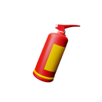 fogo extintor 3d Renderização ícone ilustração png