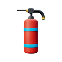 fire extinguisher 3d rendering icon illustration png