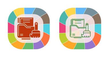 Data Cleaning Vector Icon