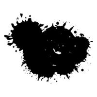 Black splash collection. Ink stain. Spray paint the shape with stain. Set of spray paint elements. black ink splash lines and drops. Paint brush, stroke vector set. Spray paint the shape with stain.