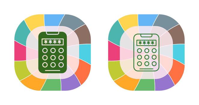 Pin Code Vector Icon