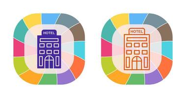 icono de vector de hotel