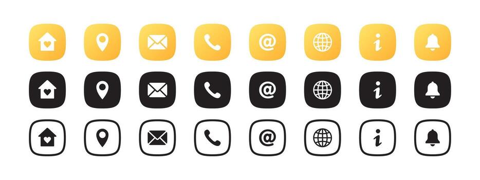 apoyo servicio. realimentación servicio. cliente Servicio iconos vector escalable gráficos