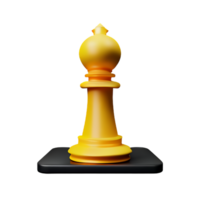 chess pieces 3d rendering icon illustration png