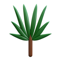 fern 3d rendering icon illustration png