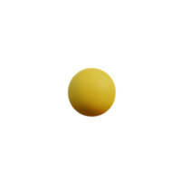 sphere 3d rendering icon illustration png