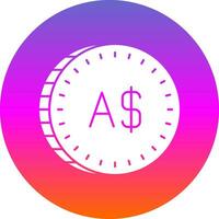 Australian Dollar Vector Icon Design