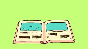 Book Animation, opening book animation 