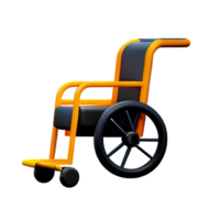 cadeira de rodas 3d Renderização ícone ilustração png