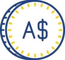 Australian Dollar Vector Icon Design