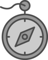 Compass Vector Icon Design