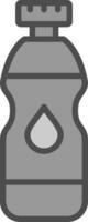 Water Bottle Vector Icon Design