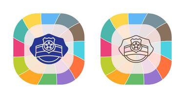 Police Hat Vector Icon