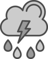 diseño de icono de vector de tormenta