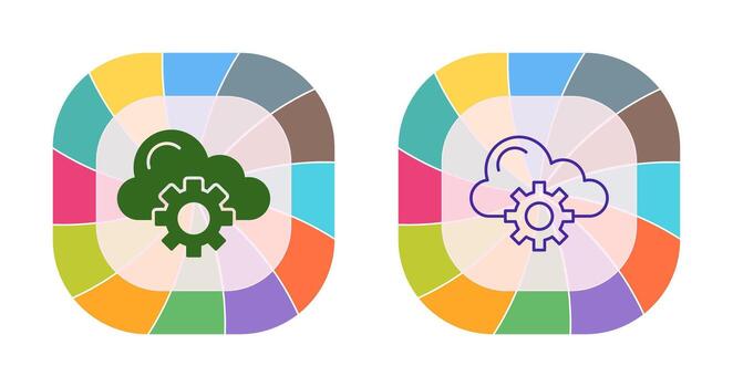 Cloud Computing Vector Icon