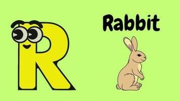 leren alfabet met dier figuur video