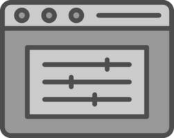 Sound Control Vector Icon Design