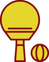 diseño de icono de vector de ping pong