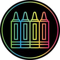 diseño de icono de vector de crayones