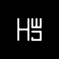 hwj letra logo vector diseño, hwj sencillo y moderno logo. hwj lujoso alfabeto diseño