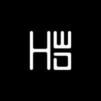 hwd letra logo vector diseño, hwd sencillo y moderno logo. hwd lujoso alfabeto diseño