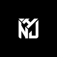 hnj letra logo vector diseño, hnj sencillo y moderno logo. hnj lujoso alfabeto diseño